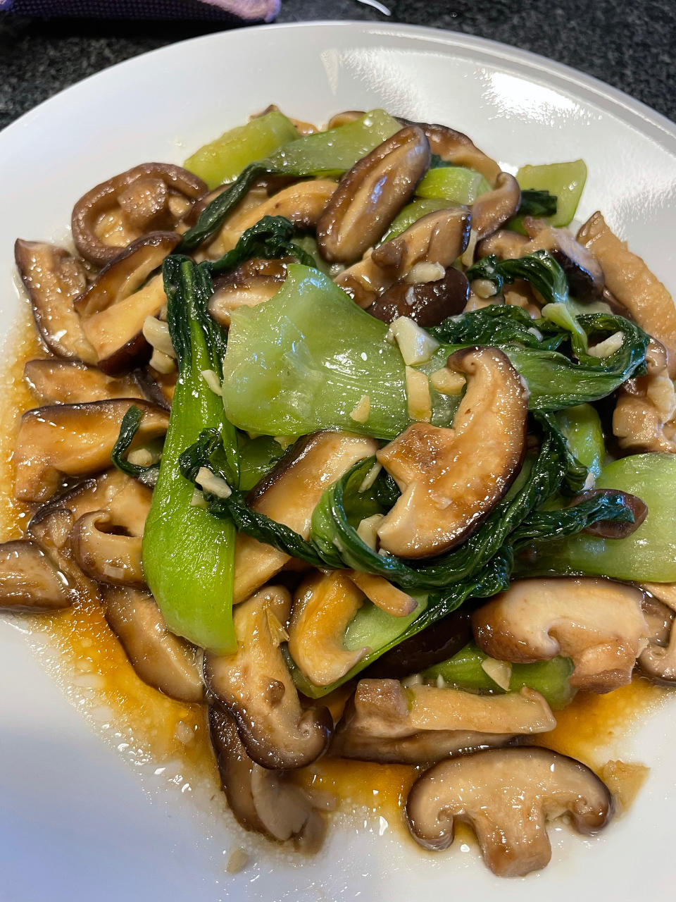 香菇小白菜
