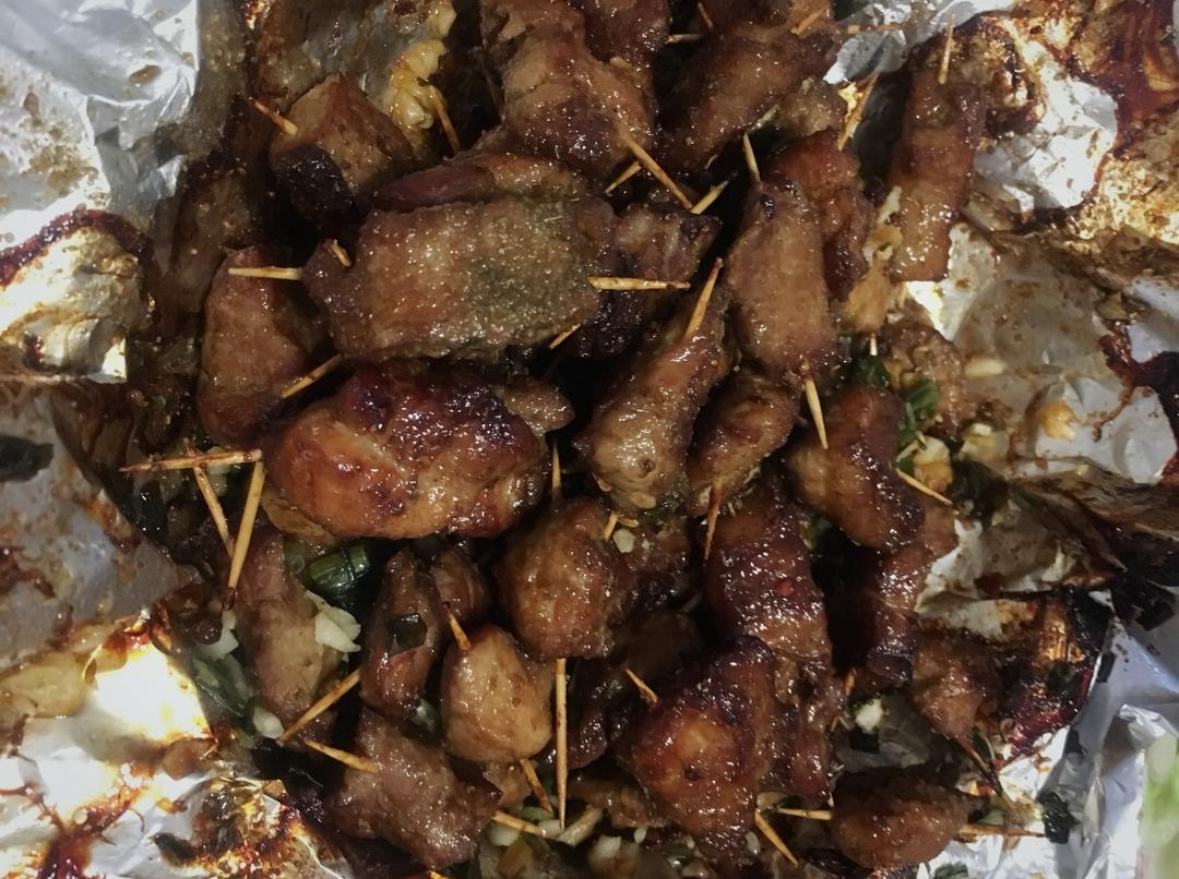 (烤箱版)牙签烤肉