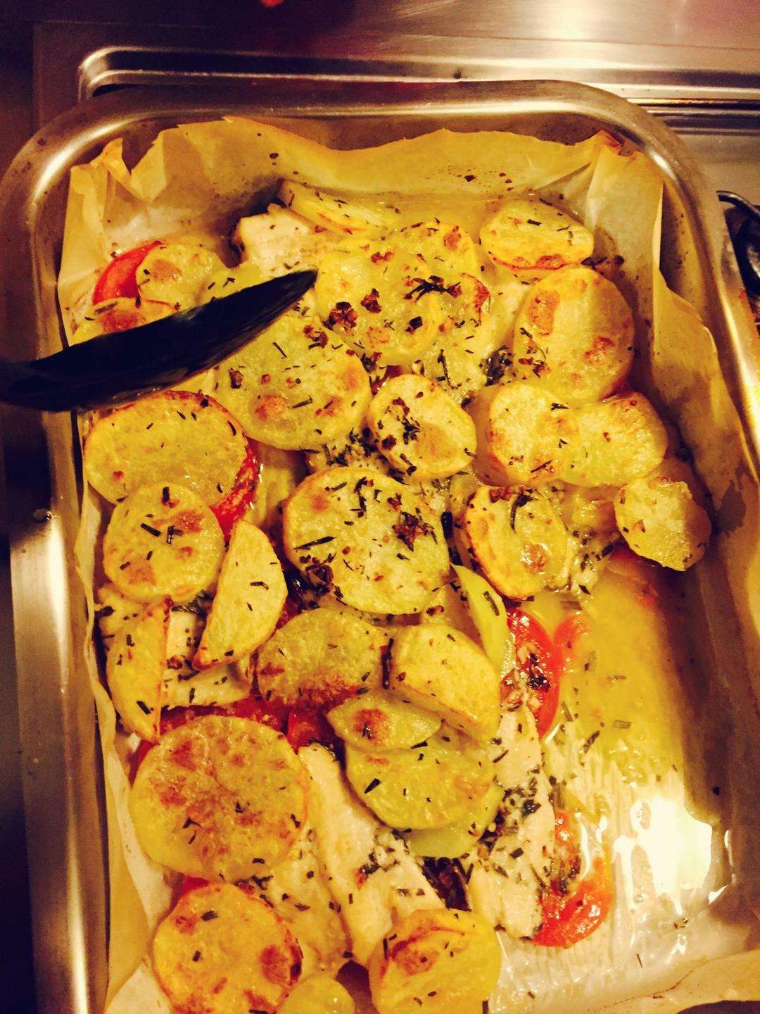 意式家常Luigi老爷爷烤鱼的做法