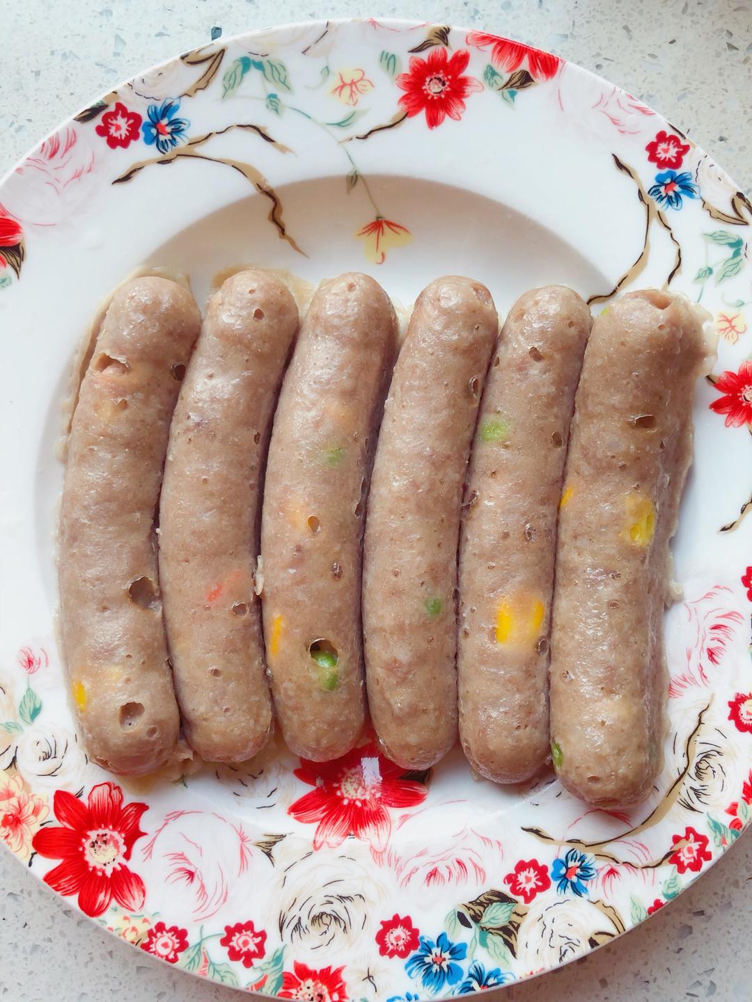 自制宝宝肉肠的做法