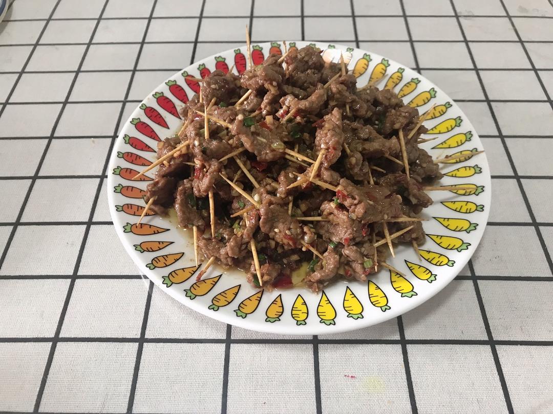 牙签牛肉 道地湖南味