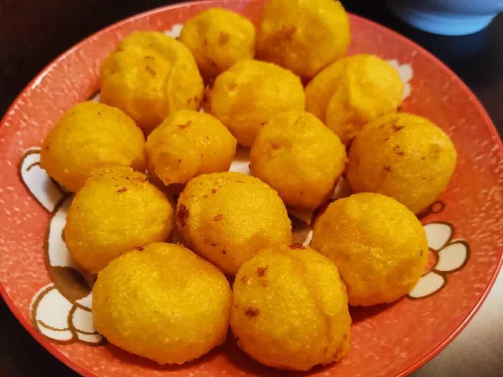 “南瓜芝麻球”聚餐必做小点心