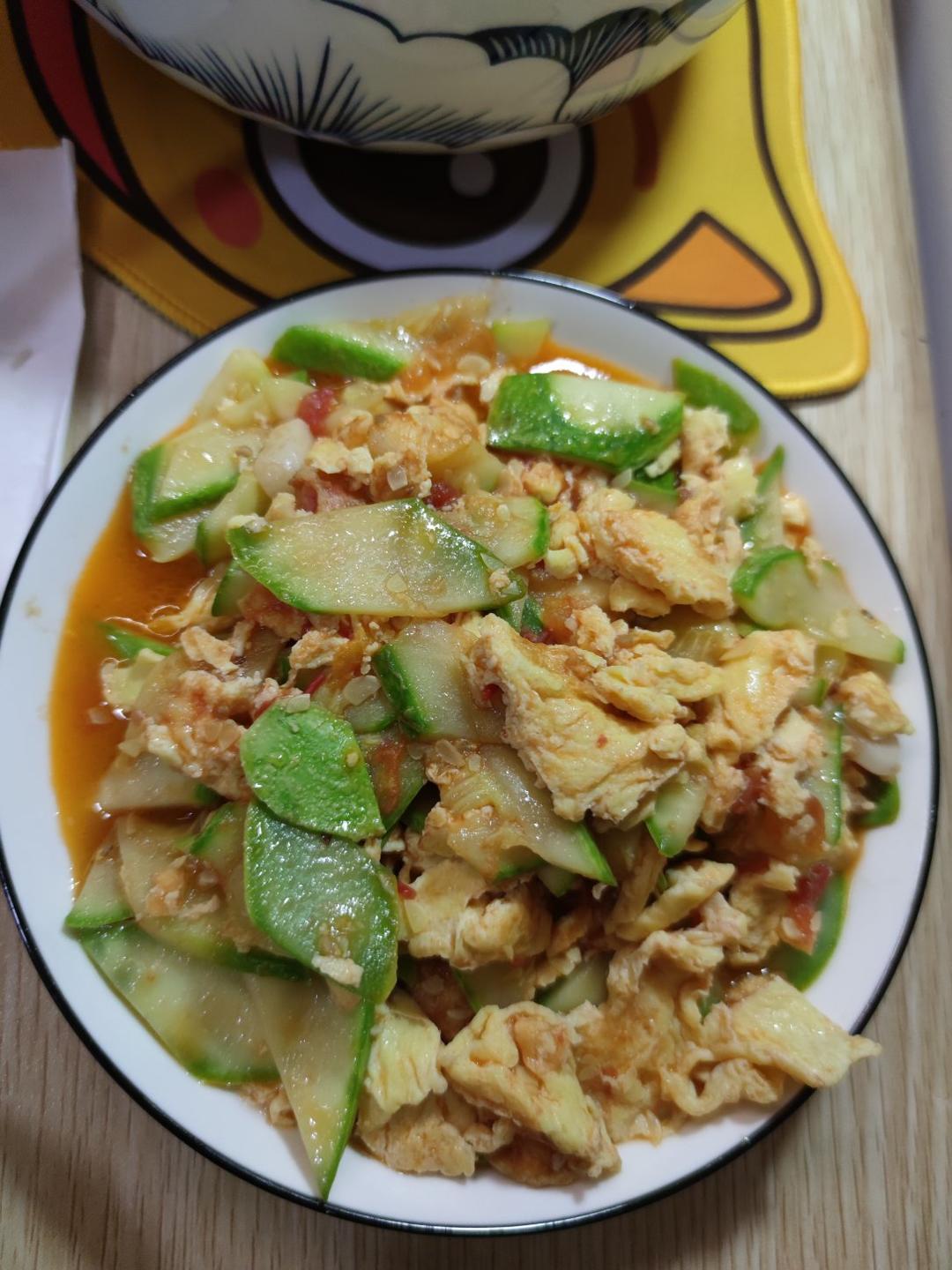 西葫芦炒鸡蛋