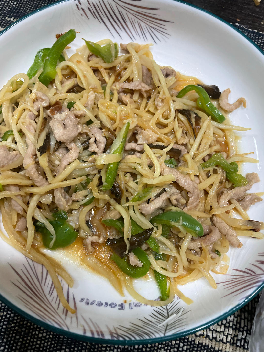 【水中人参】青椒茭白榨菜肉丝