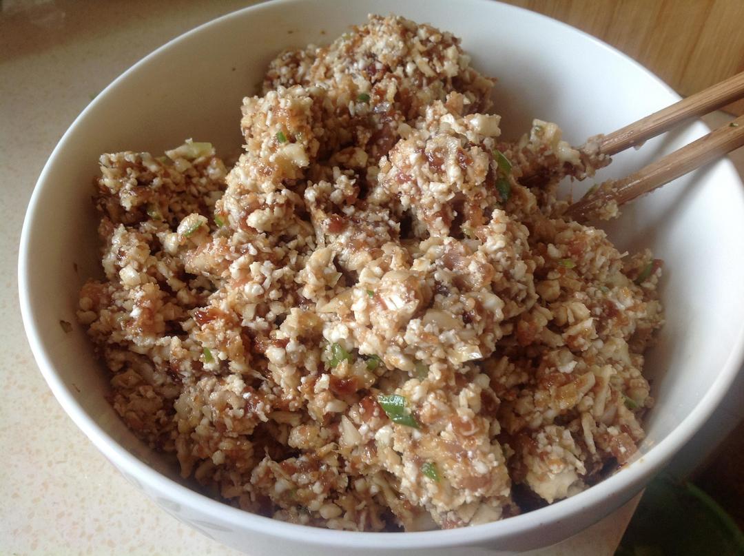 菜花猪肉馅水饺的做法 步骤10