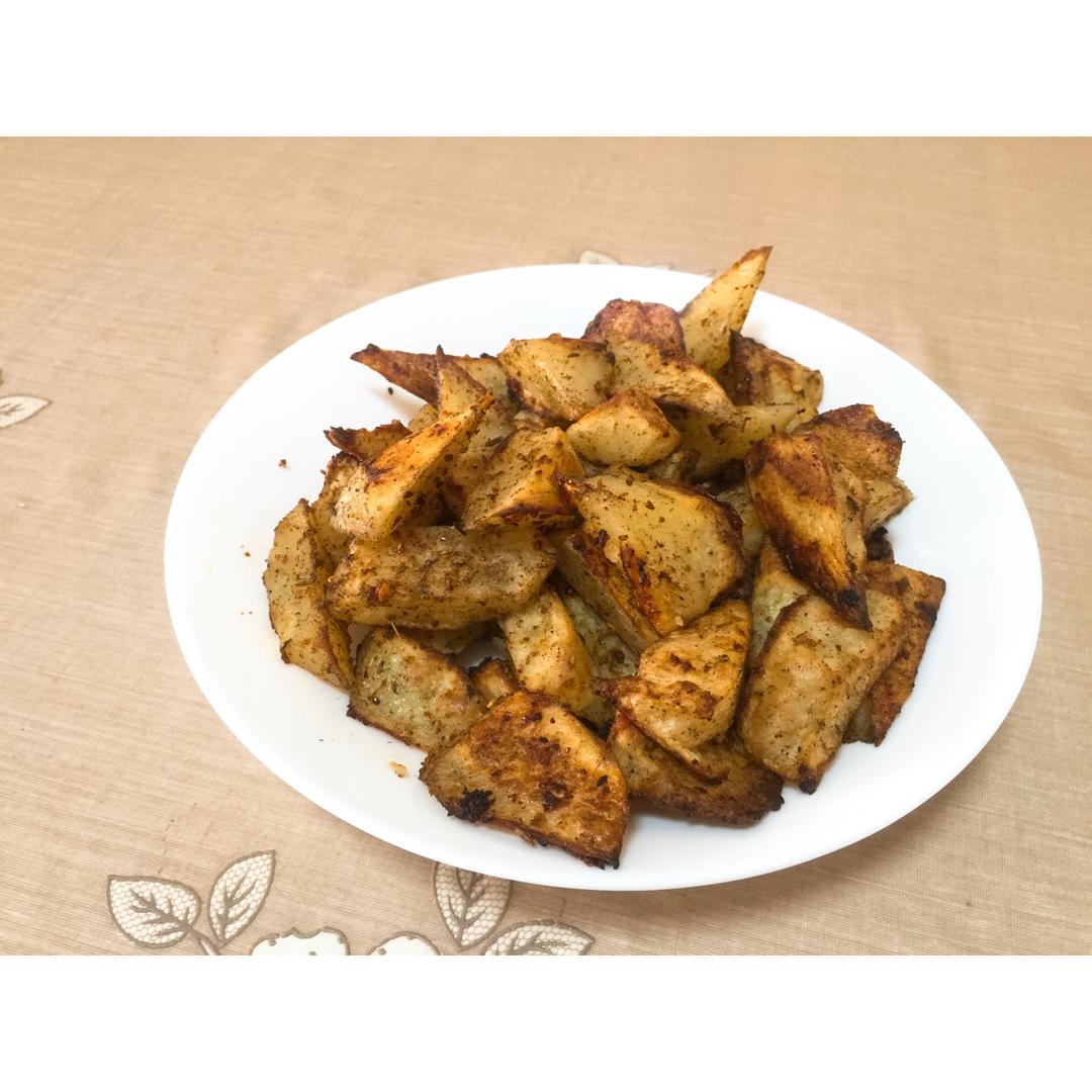 简单美味烤薯角