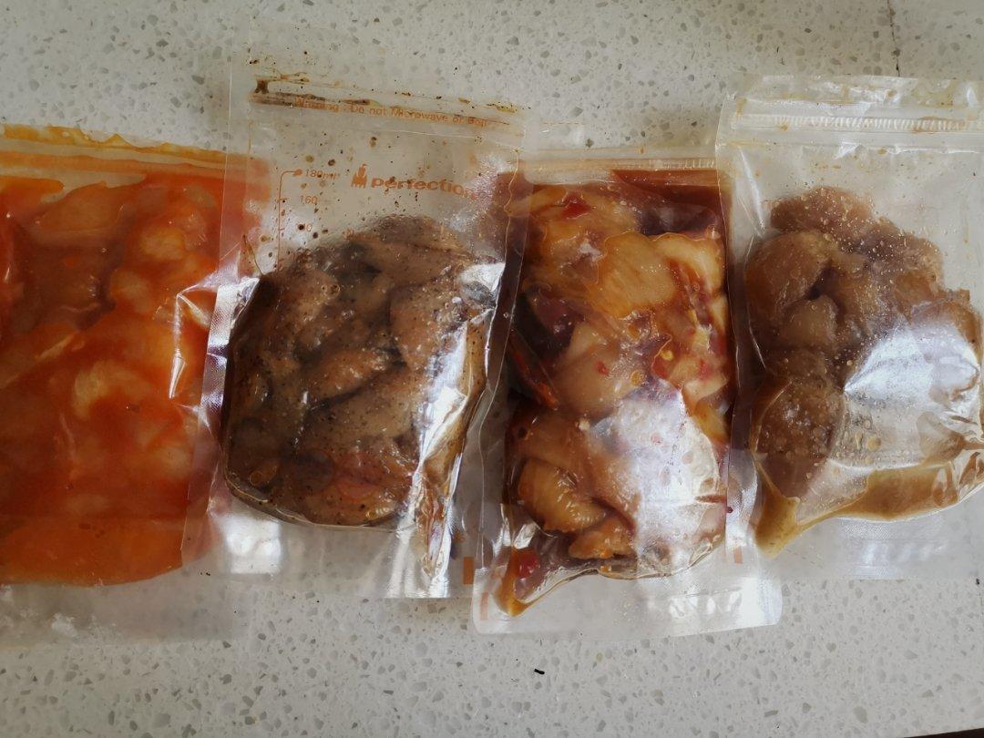 减脂期福音~6种口味腌鸡胸肉，低脂肪，口感好，一周不重样