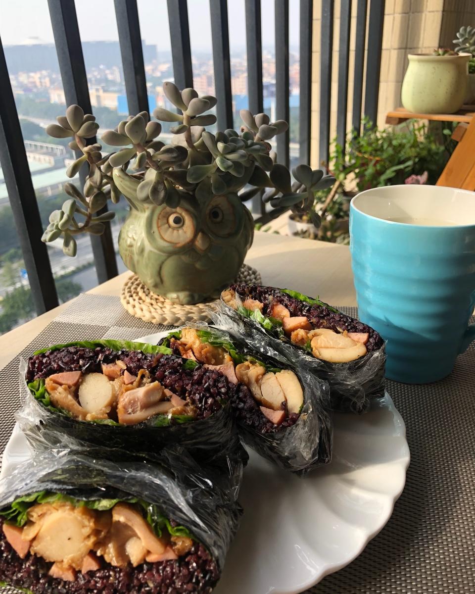 三明治饭团（不用捏的饭团）