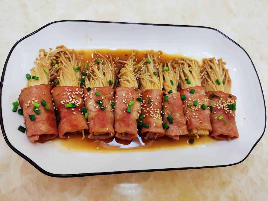 金针菇培根卷