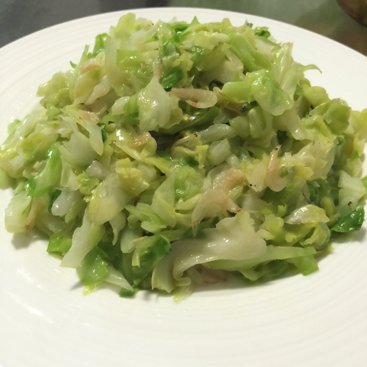 虾皮炒圆白菜