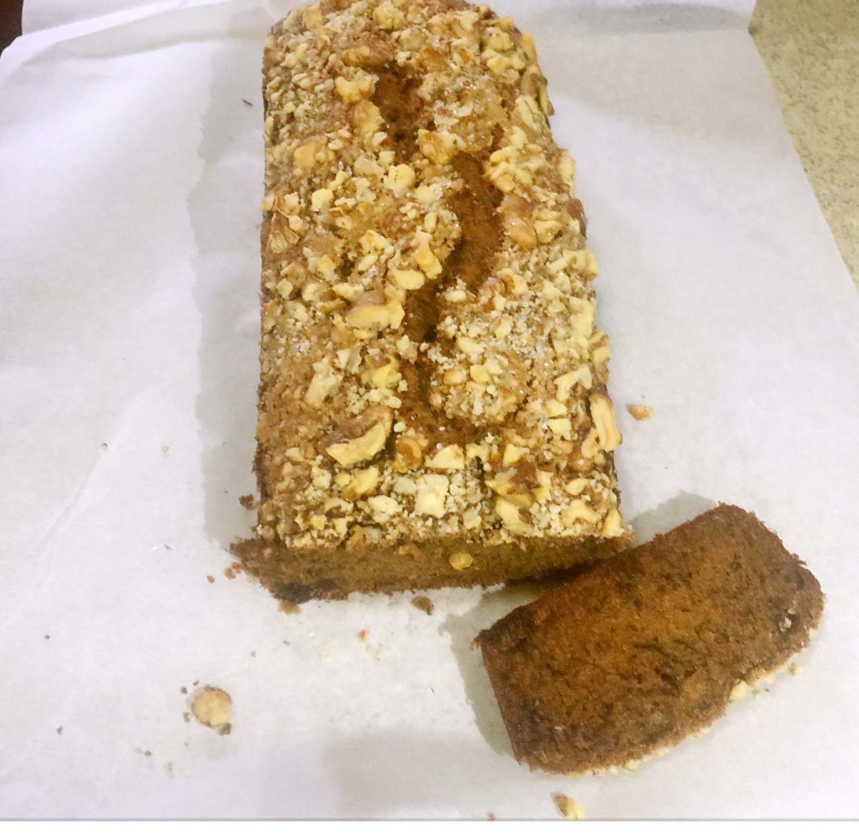 香蕉核桃磅蛋糕 Banana & Walnut Pound Cake