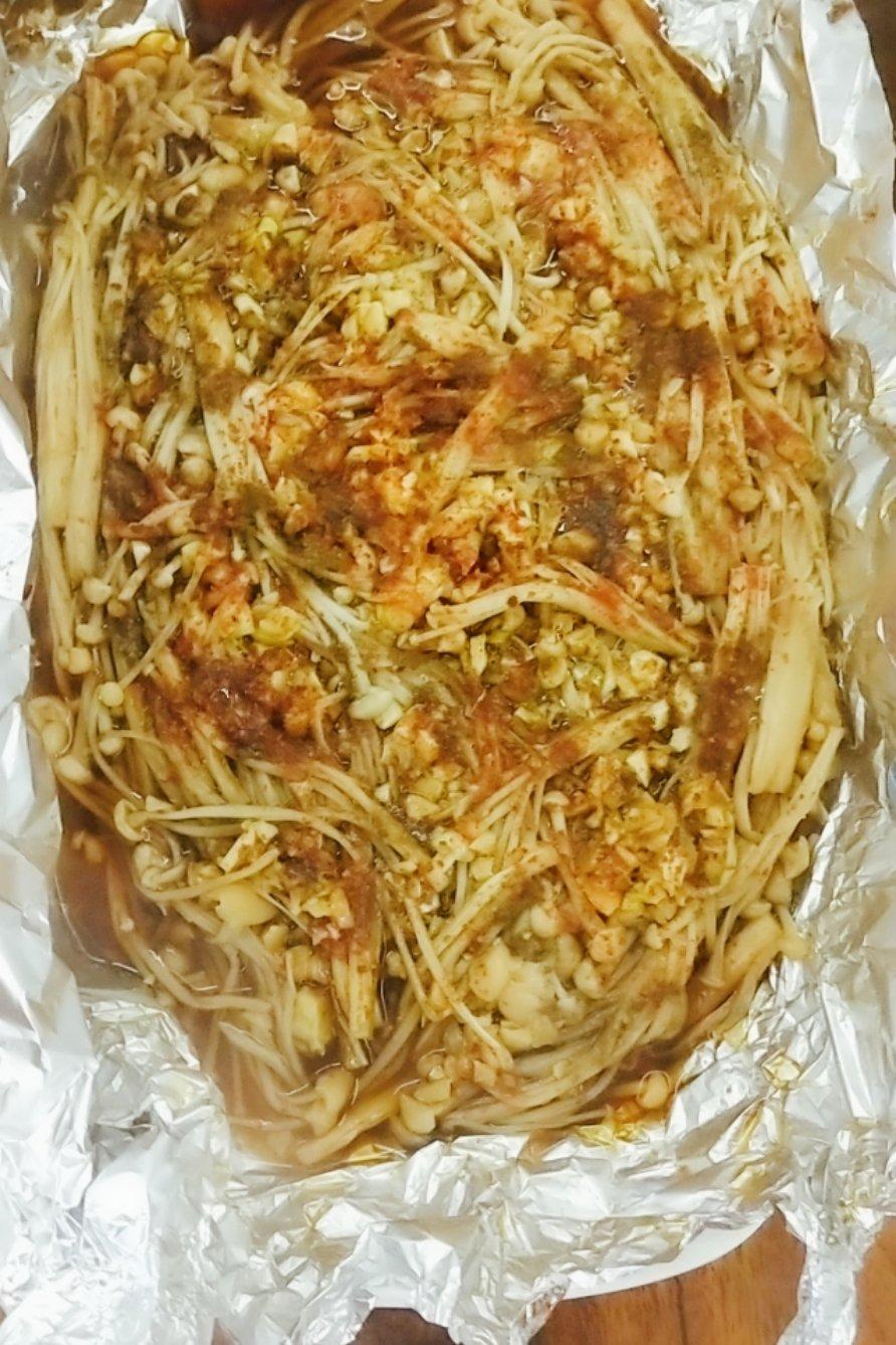 蒜蓉孜然烤金针菇