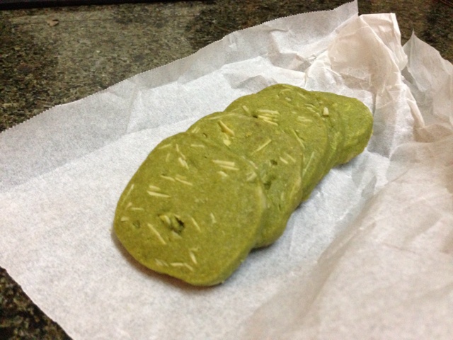 抹茶杏仁饼干