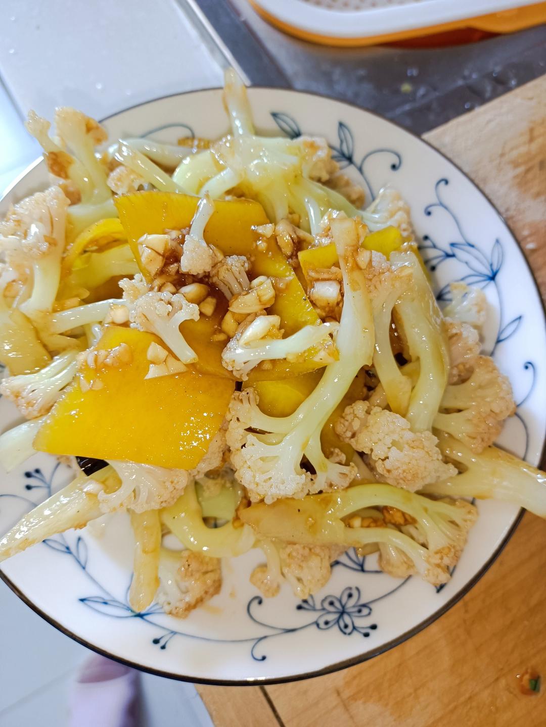 凉拌菜花 捞汁花菜