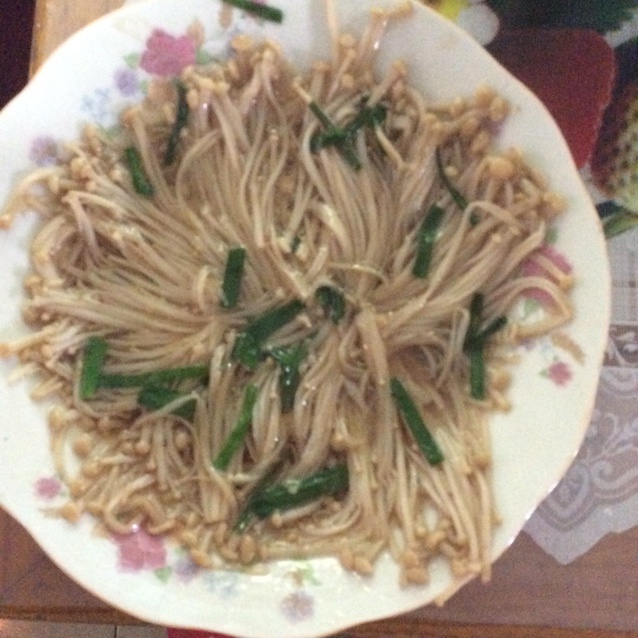 油泼金针菇