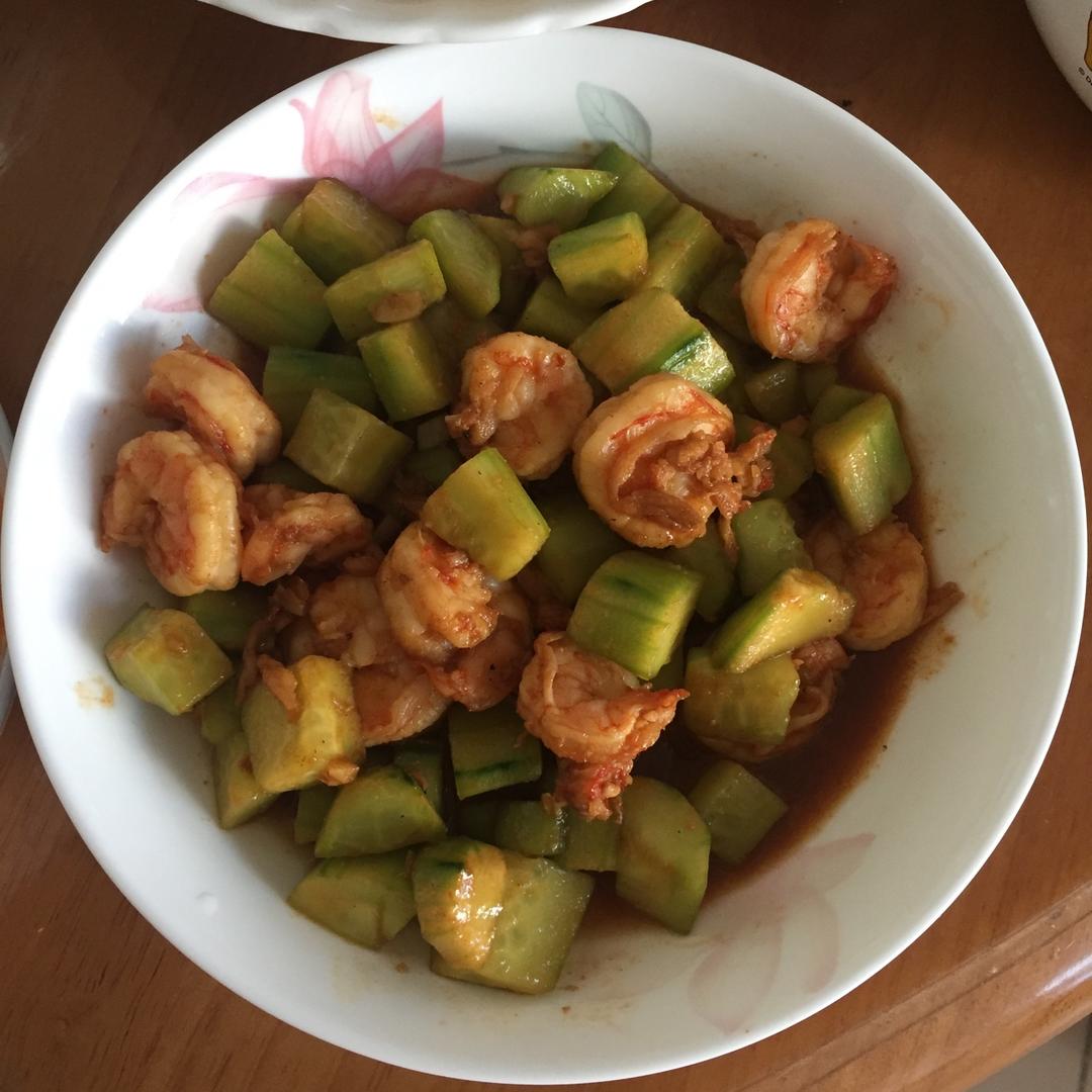 虾仁炒青瓜