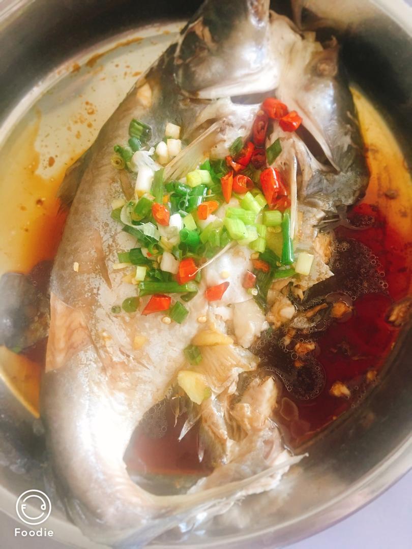 清蒸巴沙鱼（鲈鱼）