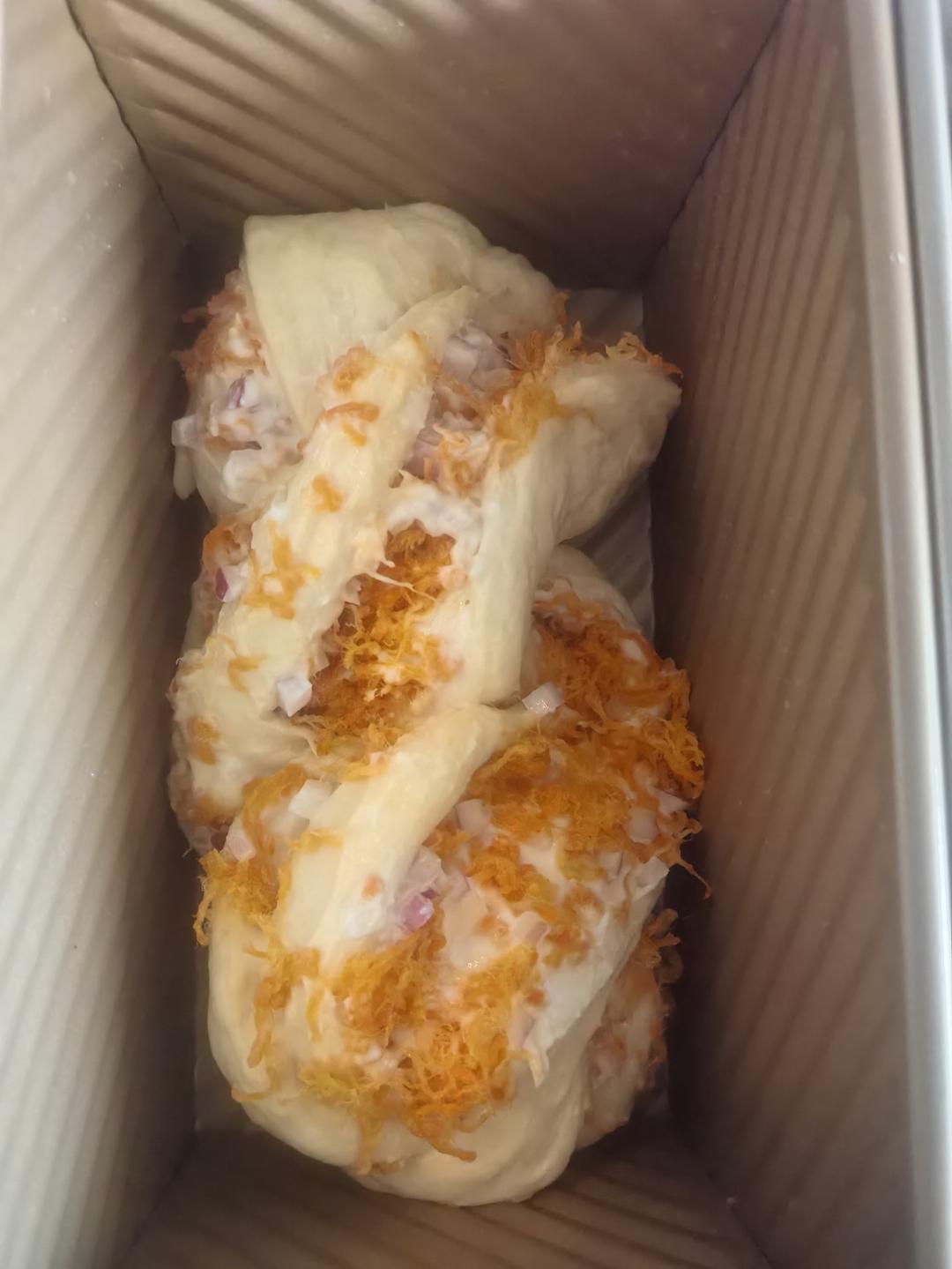 咸香松软～保姆级教程‼️葱香肉松手撕吐司