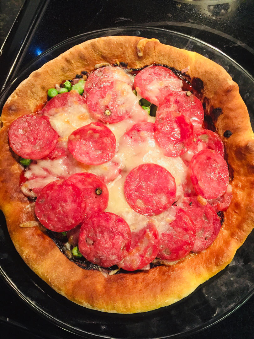 空气炸锅十三分钟披萨