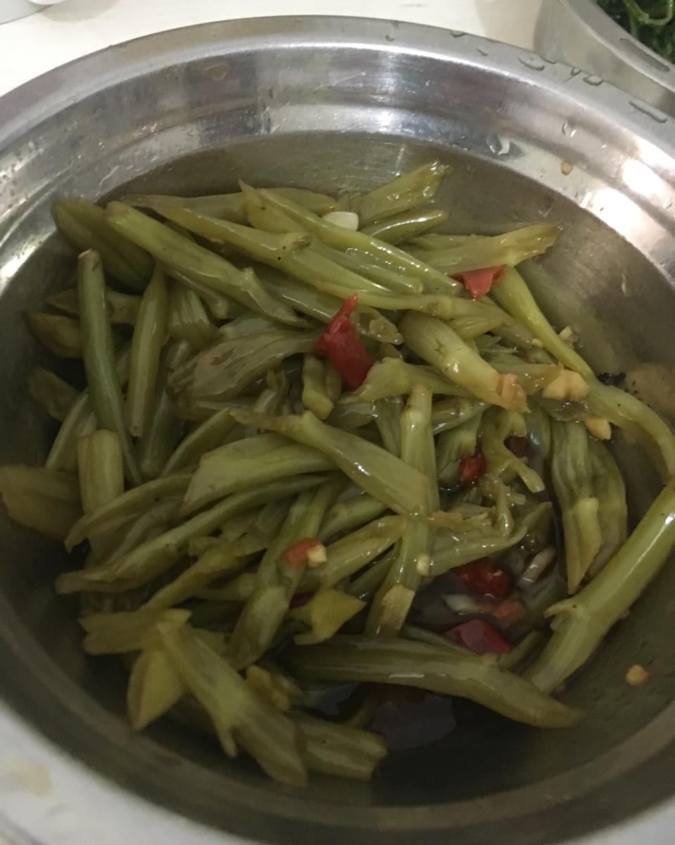 酸辣开胃的通菜梗