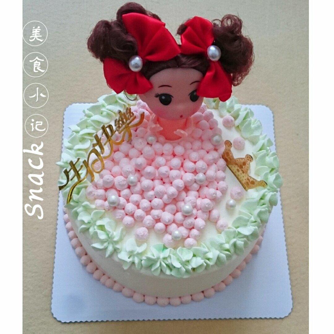 芭比泡泡浴蛋糕
