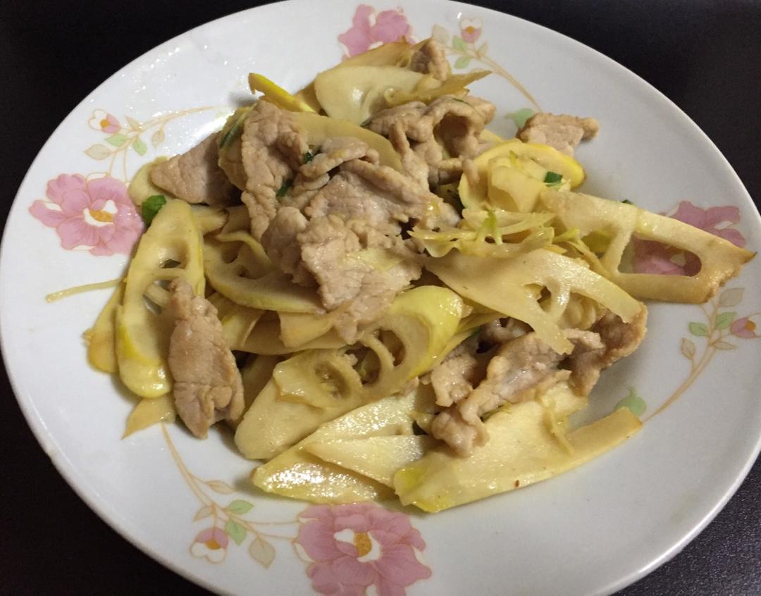竹笋炒肉片