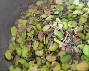雪菜蚕豆瓣的做法 步骤7