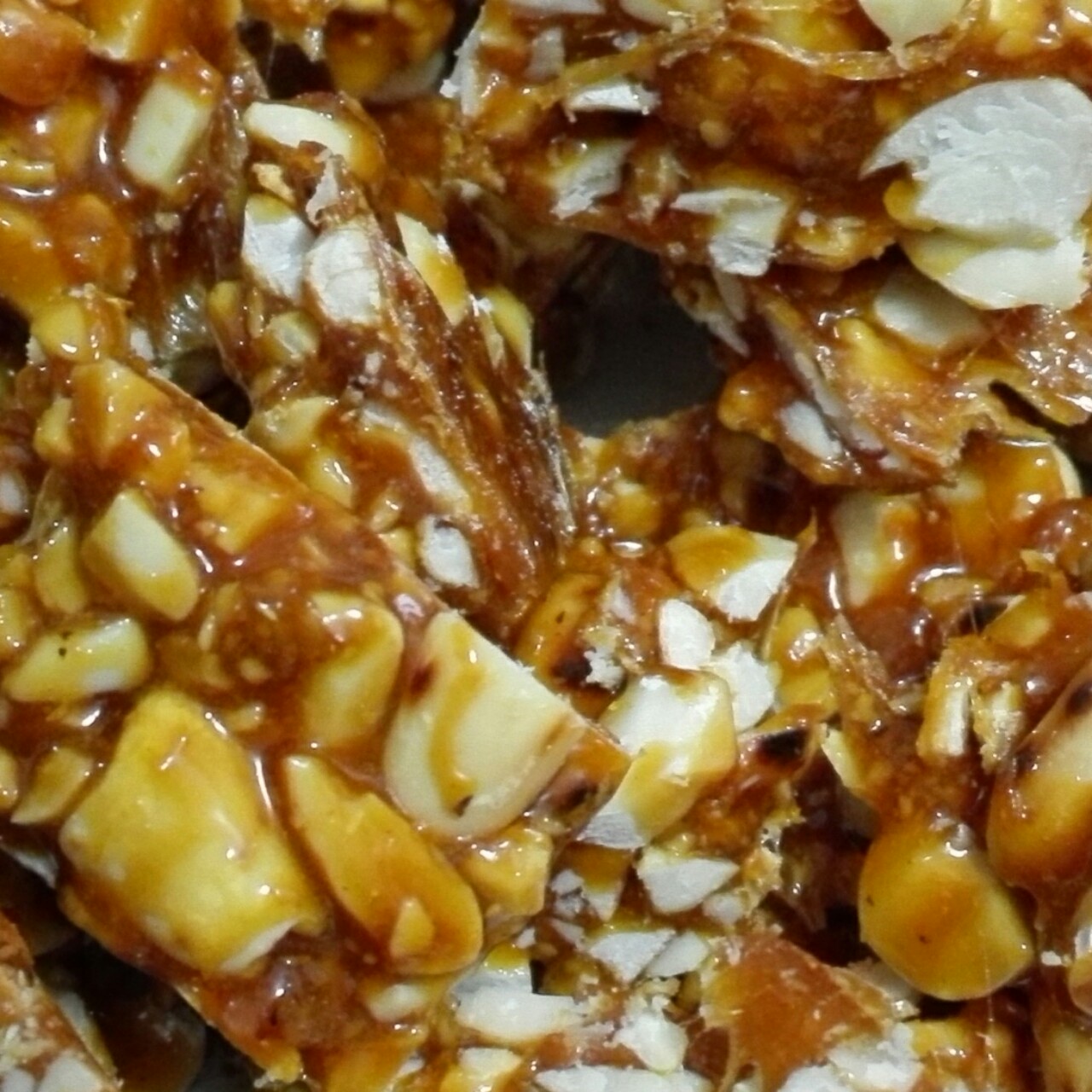 无水无油香脆花生糖