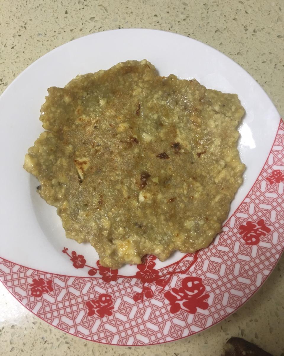 宝宝辅食：香蕉豆腐饼-12M+
