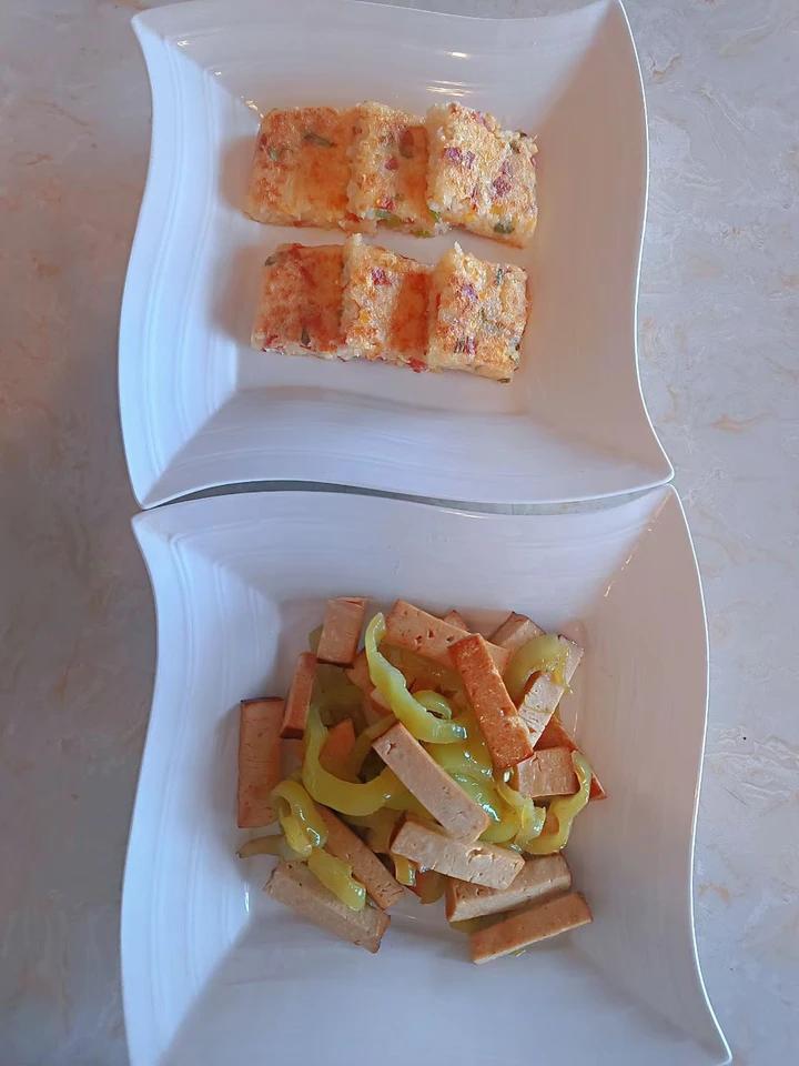 煎时蔬玉米糁饼 减脂主食代餐 玉米渣子饼  香葱玉米饼