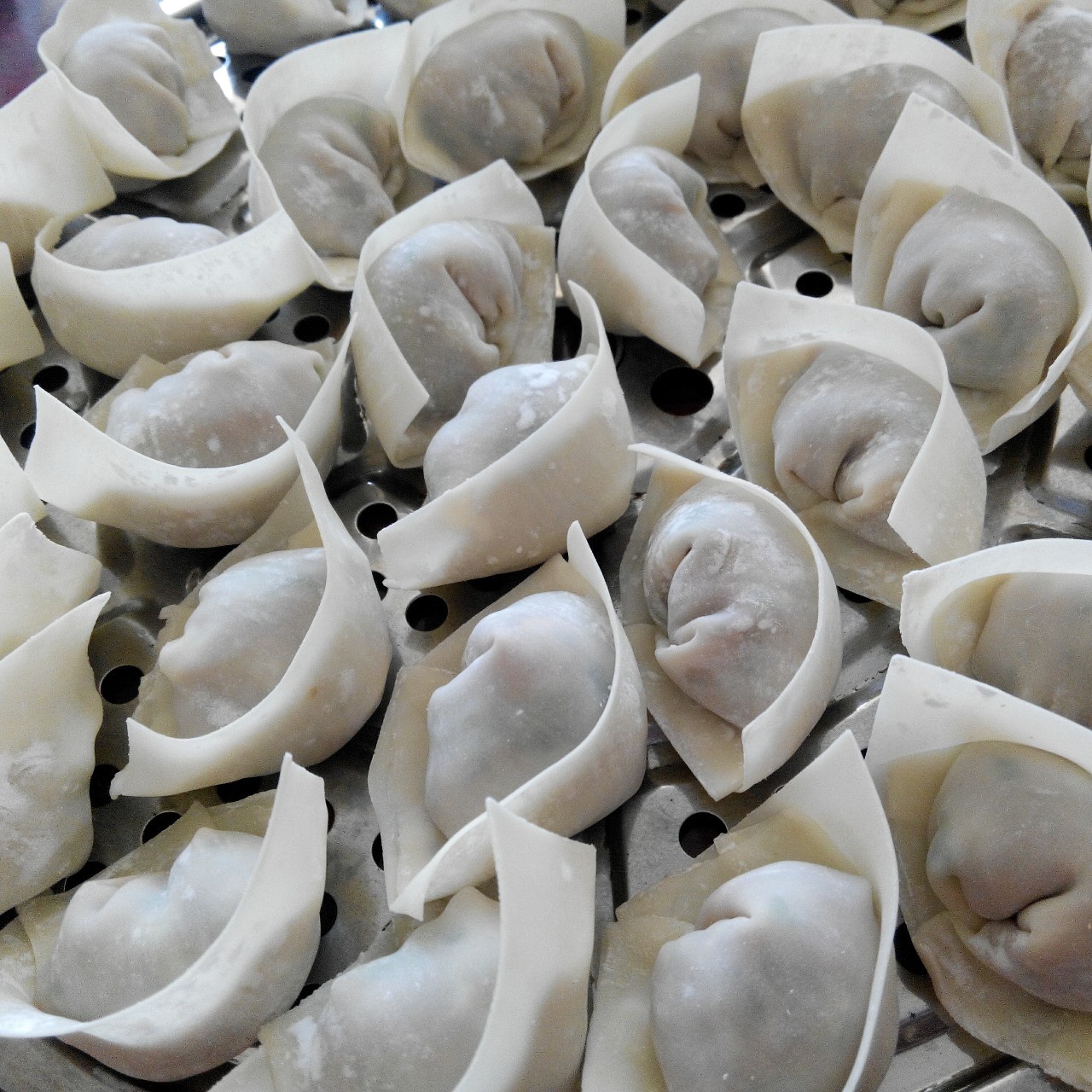 元宝馄饨的包法