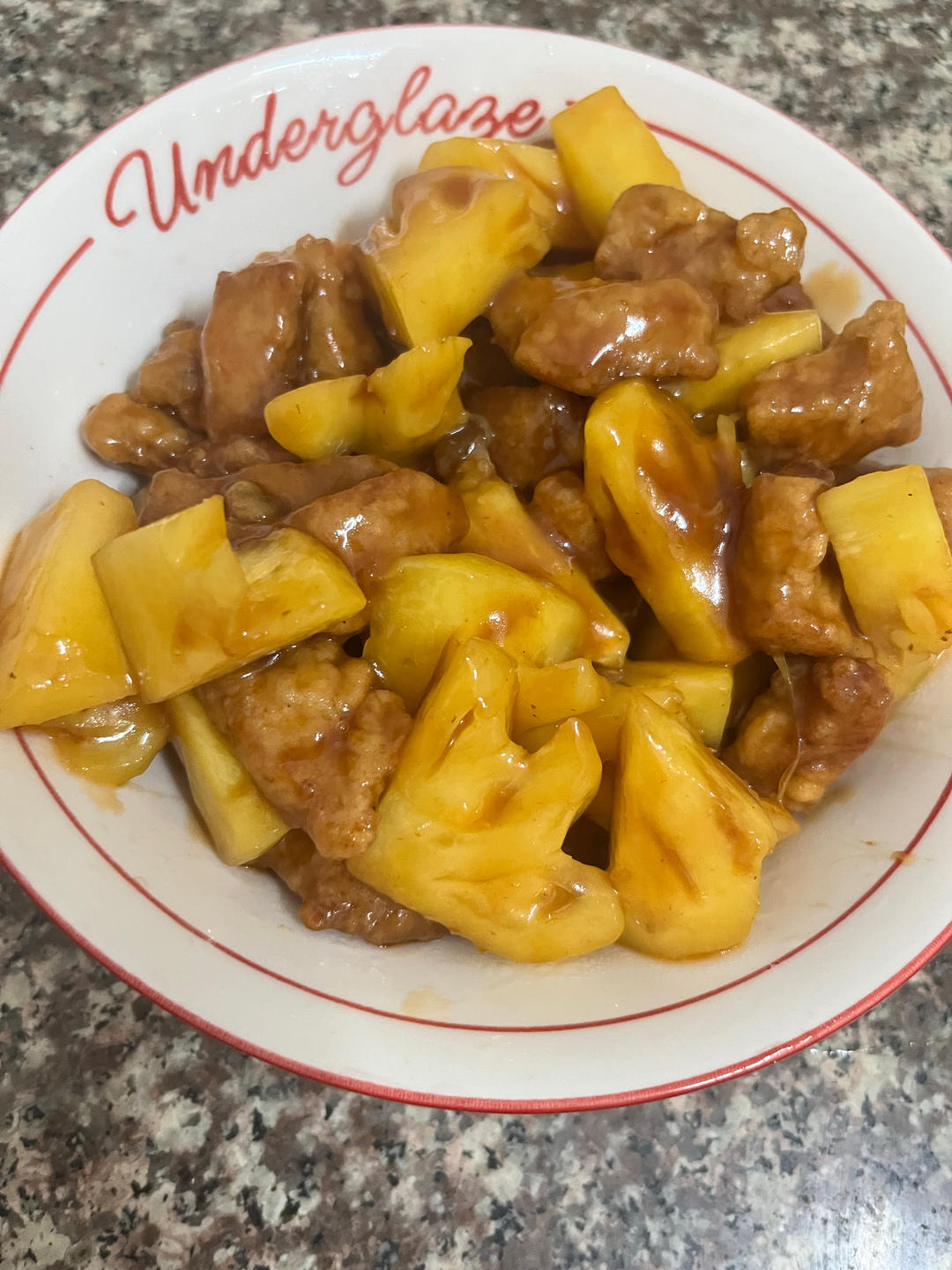 家庭版菠萝咕咾肉