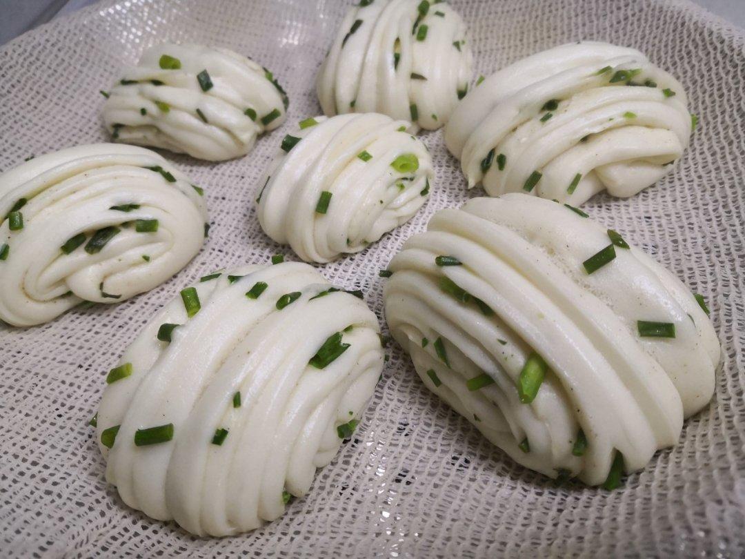 椒盐葱香花卷
