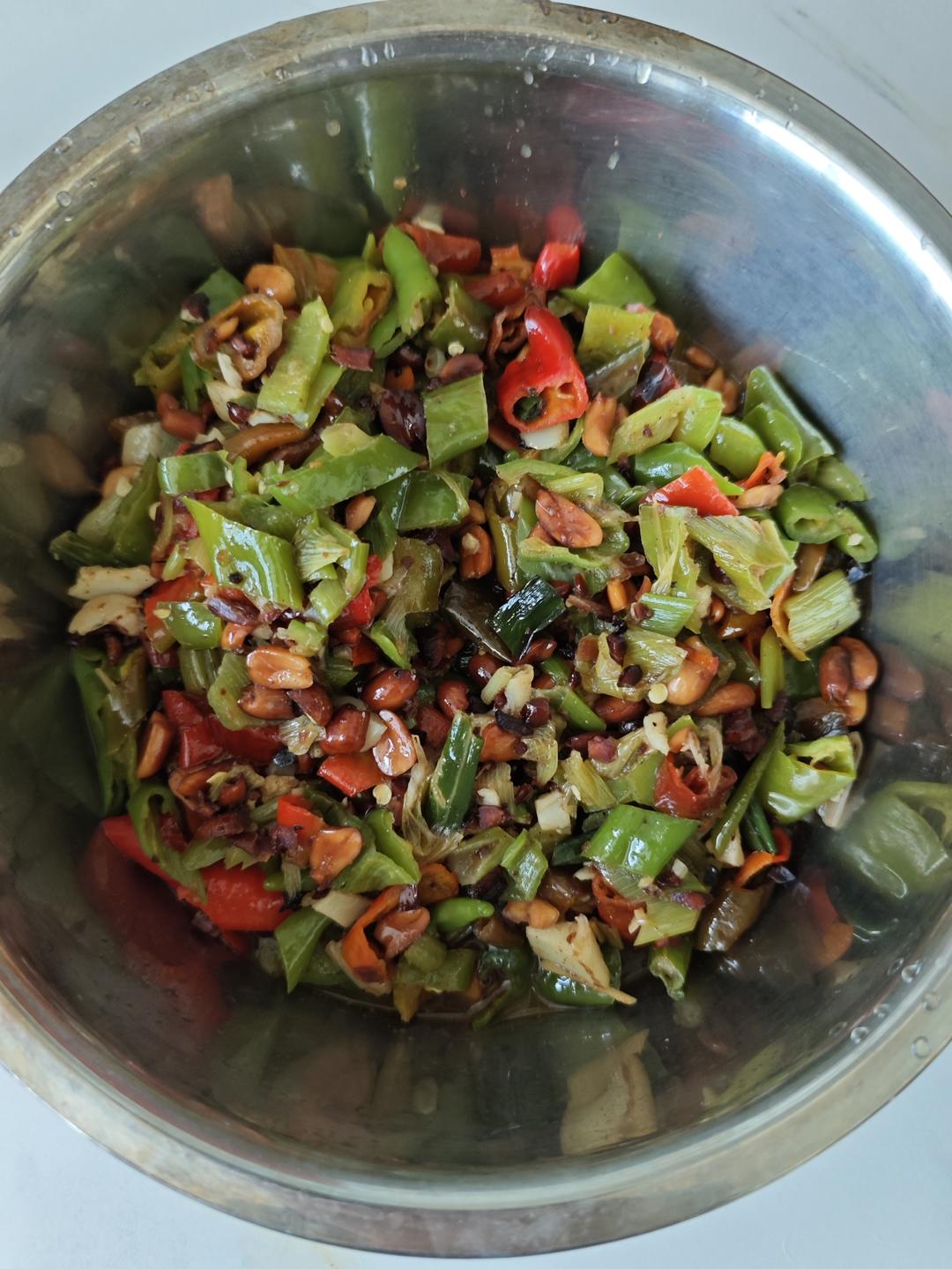 适合夹馍的炒辣椒