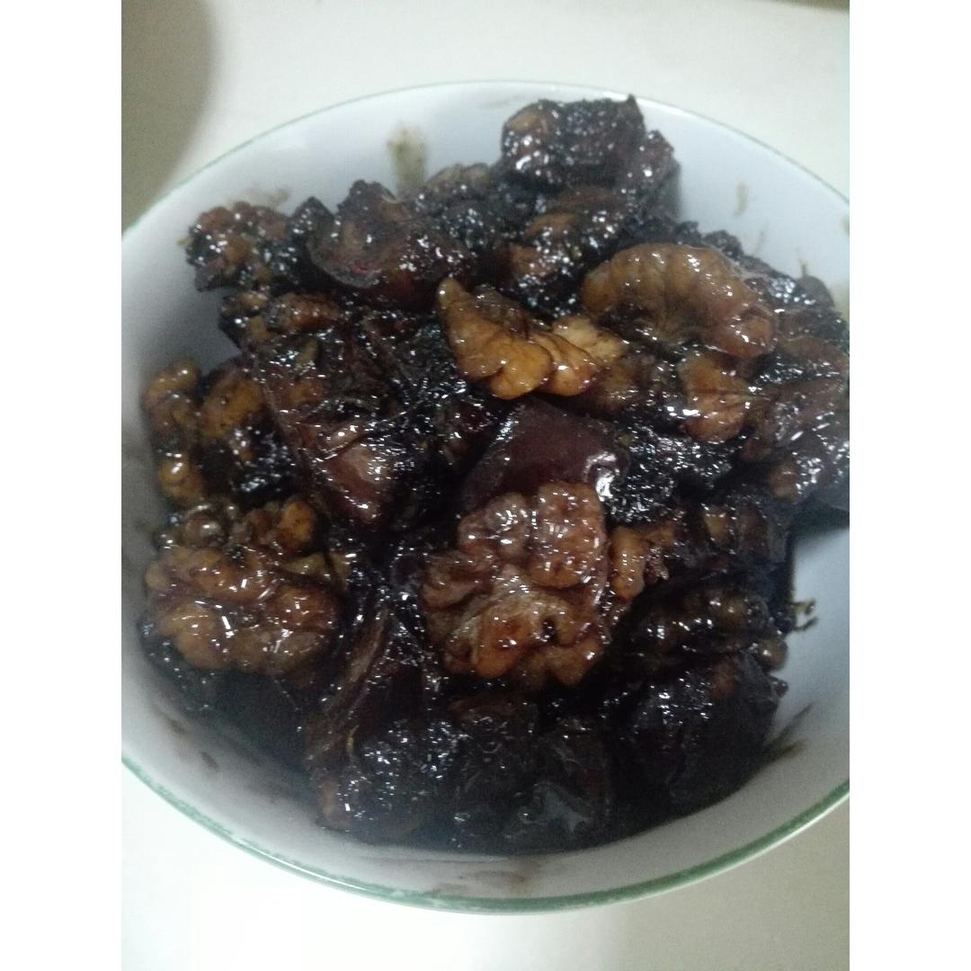 菊花核桃烧肉（无油）