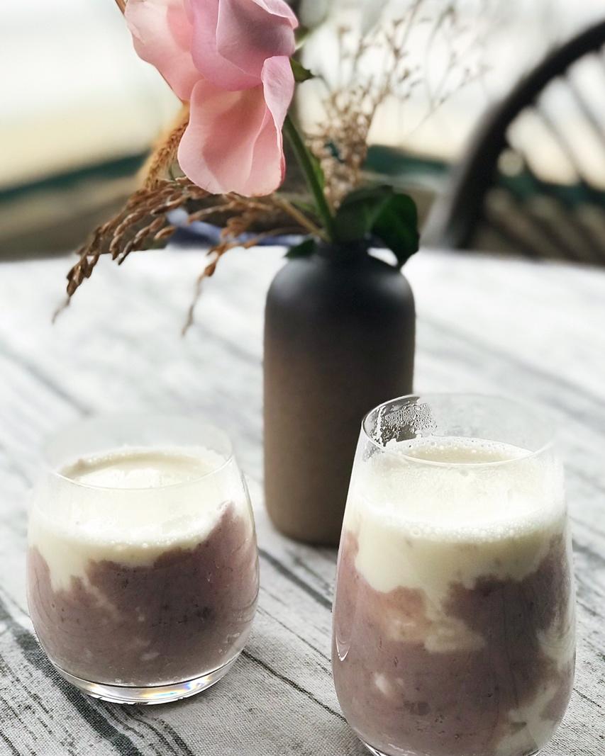 超级马里做的《tinrry 》芋泥鲜奶(芋泥波波茶)