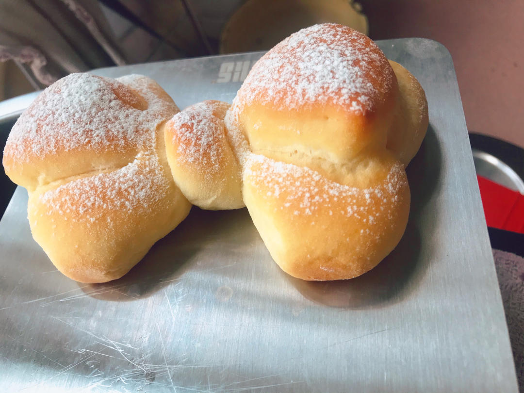 🎀新手友好—老阿姨的少女心蝴蝶结面包（多图详细）