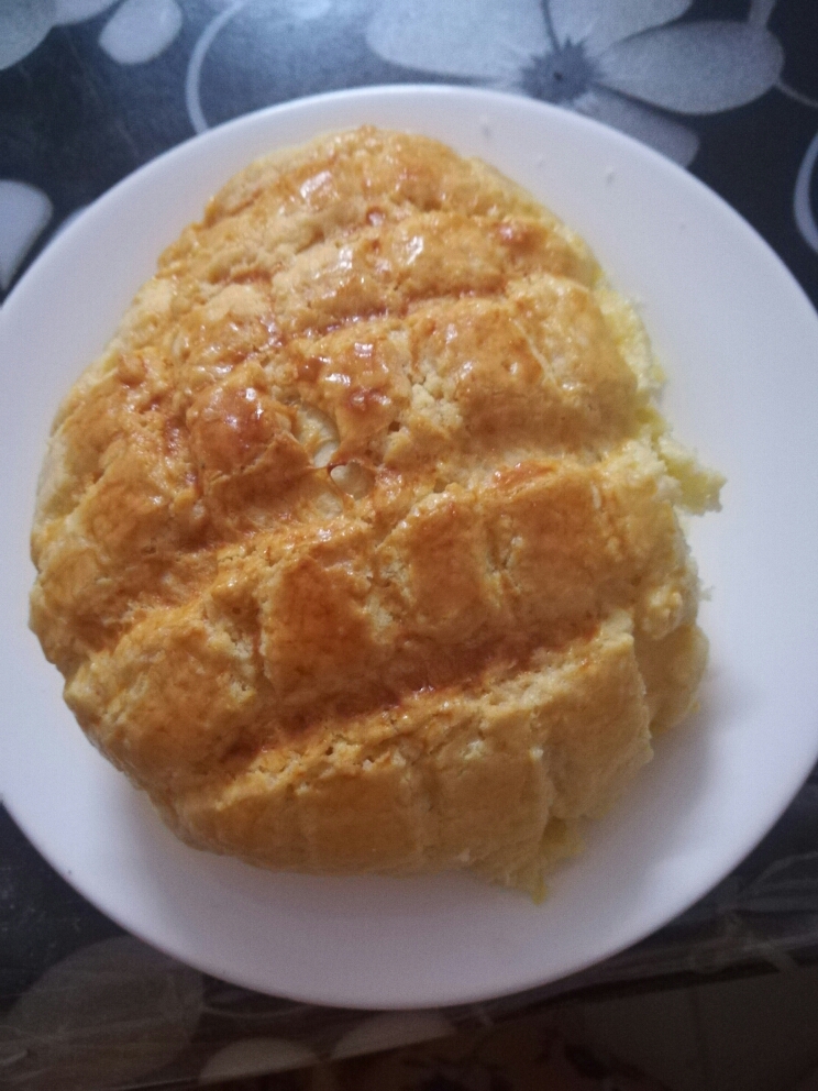 面包机版酥皮菠萝包的做法