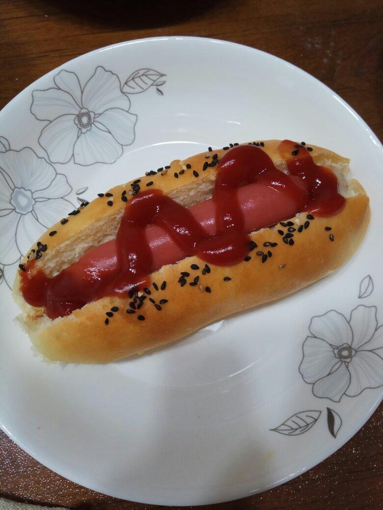 柔软的汉堡胚