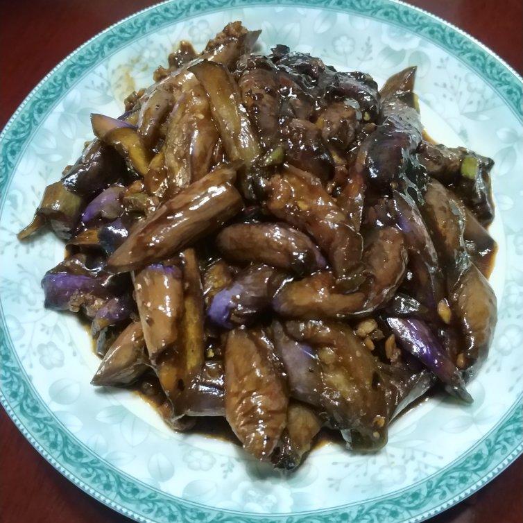 红烧肉沫茄子
