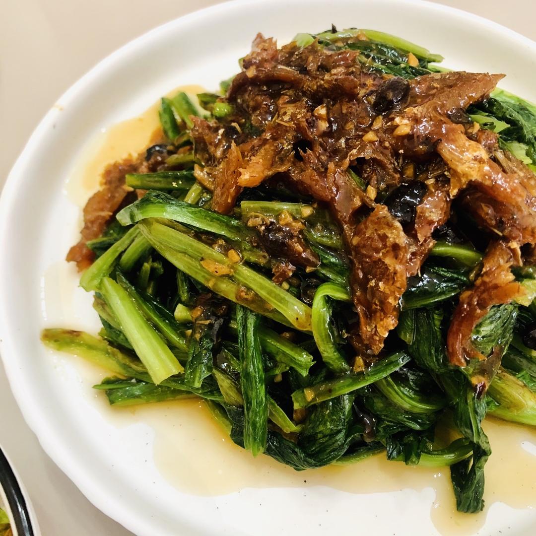 豆豉鲮鱼油麦菜