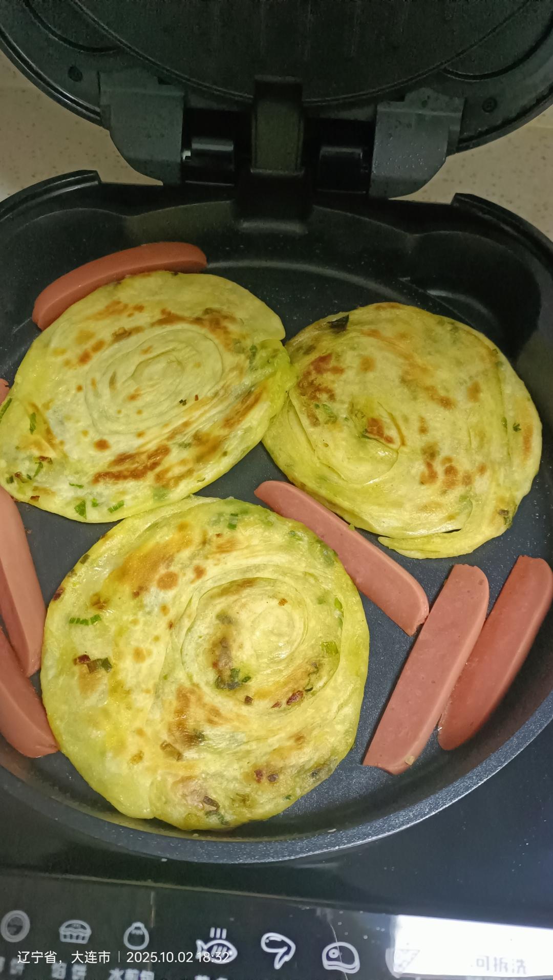 家常鸡蛋葱油饼 凉了也不硬 外酥里软 媲美早餐店 附细节视频详解