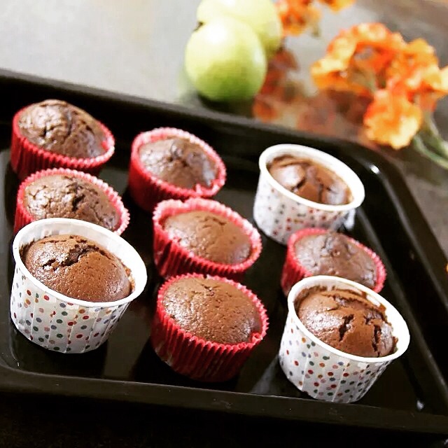 莫尼卡美食厨房：爆浆巧克力蛋糕