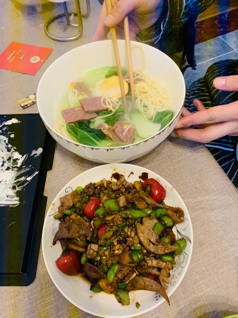 泡椒肝腰合炒