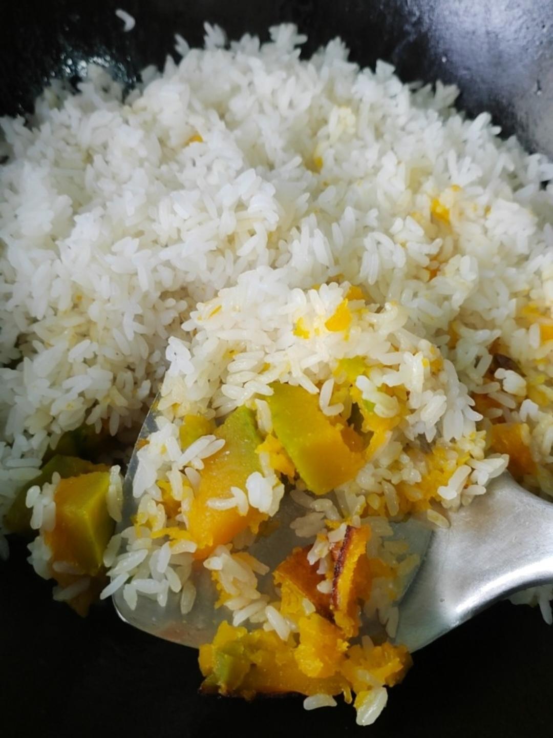 焖南瓜饭