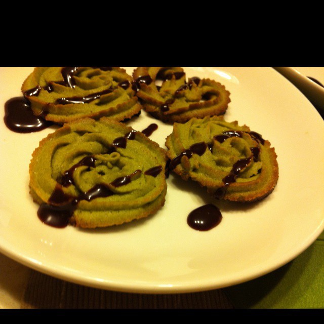 多种口味曲奇（香草、巧克力、抹茶）