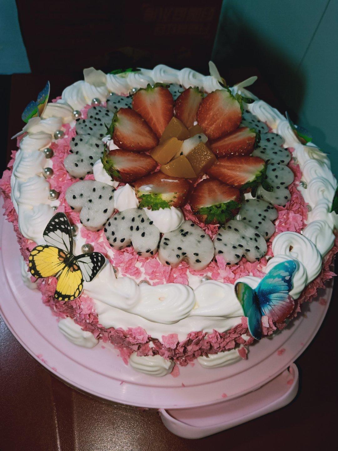 10寸8寸双层生日蛋糕的全部作品