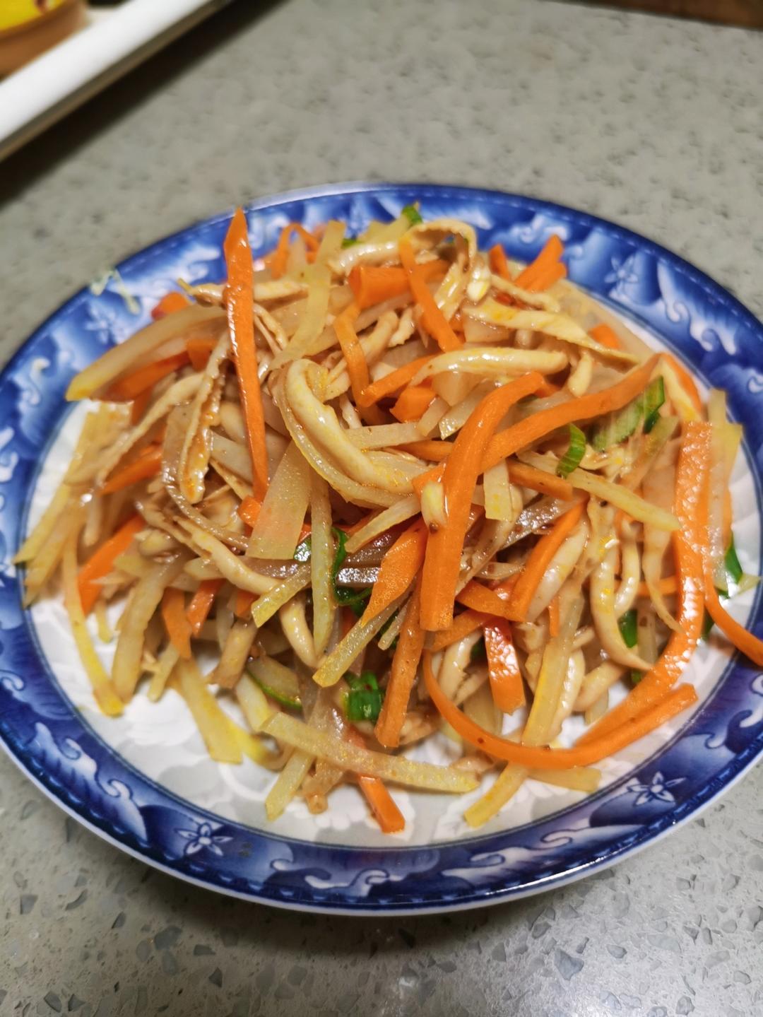 凉拌三丝