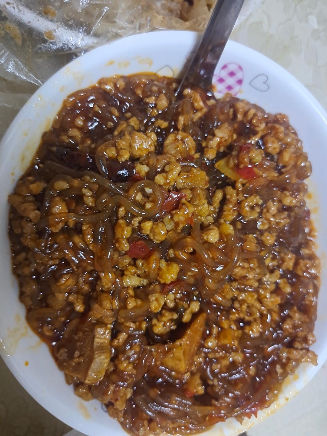 蚂蚁上树(肉末炒粉丝)超下饭‼️十分钟搞定