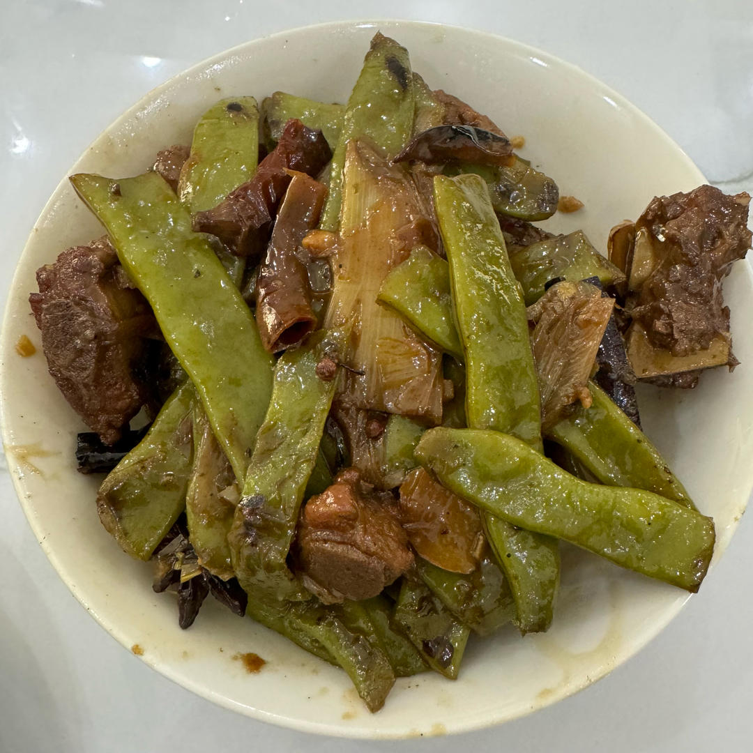 烧芸豆/排骨炖豆角